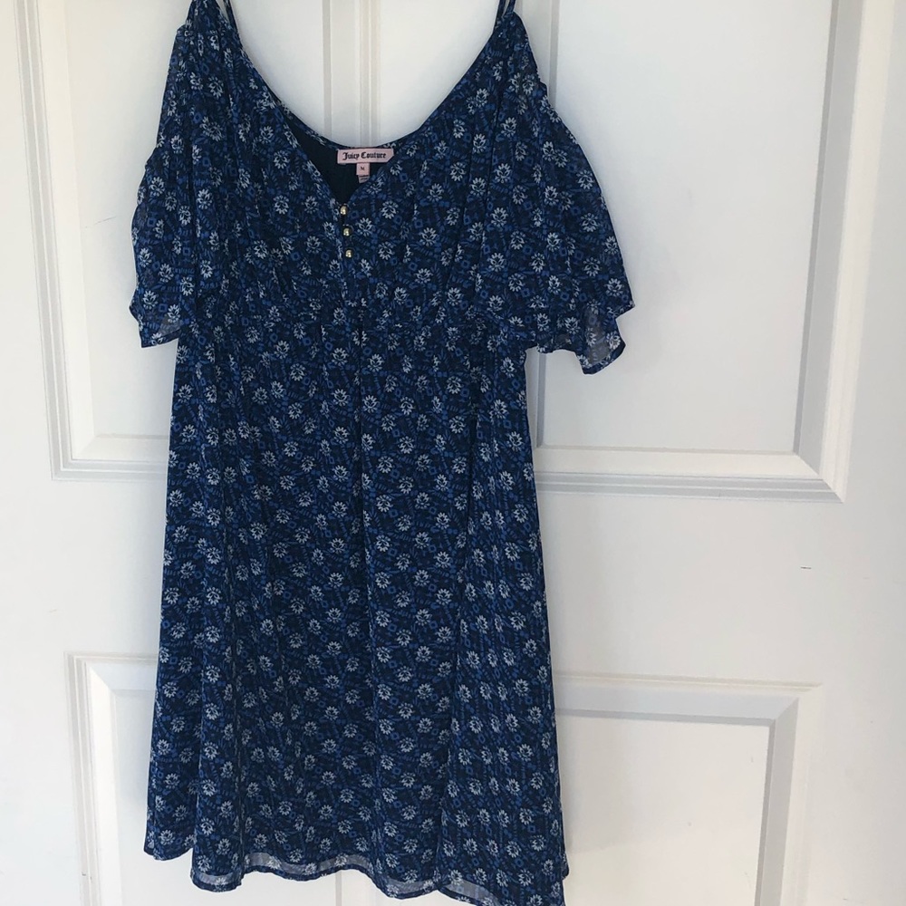 Juicy Couture Blue Floral Dress